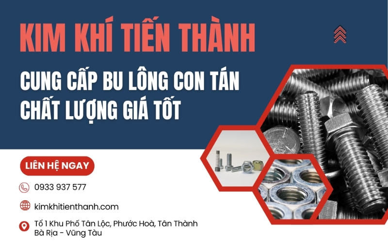 Mua bu-lông uy tín tại kim khí tiến thành